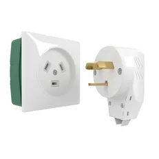 Изображение Розетка с вилкой для электроплиты 32А 250В (белый) W1189201