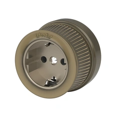 Изображение Розетка с заземлением (Бронзовый) Vintage W5771012